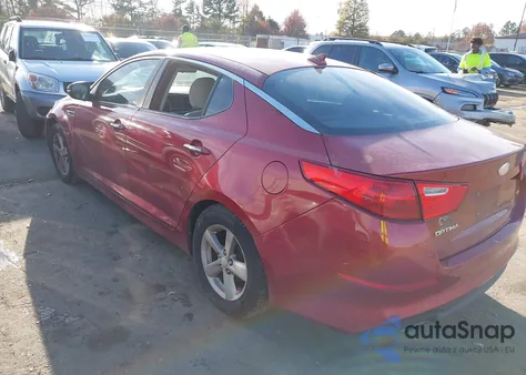2014 Kia Optima Lx из США, поврежденный, VIN 5XXGM4A74EG288746